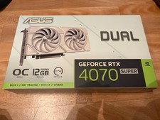 ASUS Dual GeForce RTX 4070 SUPER EVO White OC 12GB VRAM Nvidia GPU Grafikkarte