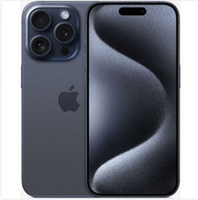 Apple iPhone 15 Pro - 128GB - Titan Blau (Ohne Simlock)